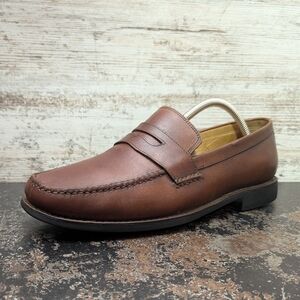 Mens Johnston & Murphy Ainsworth Penny Loafers Shoes Sz 10.5 M Used 20-7796